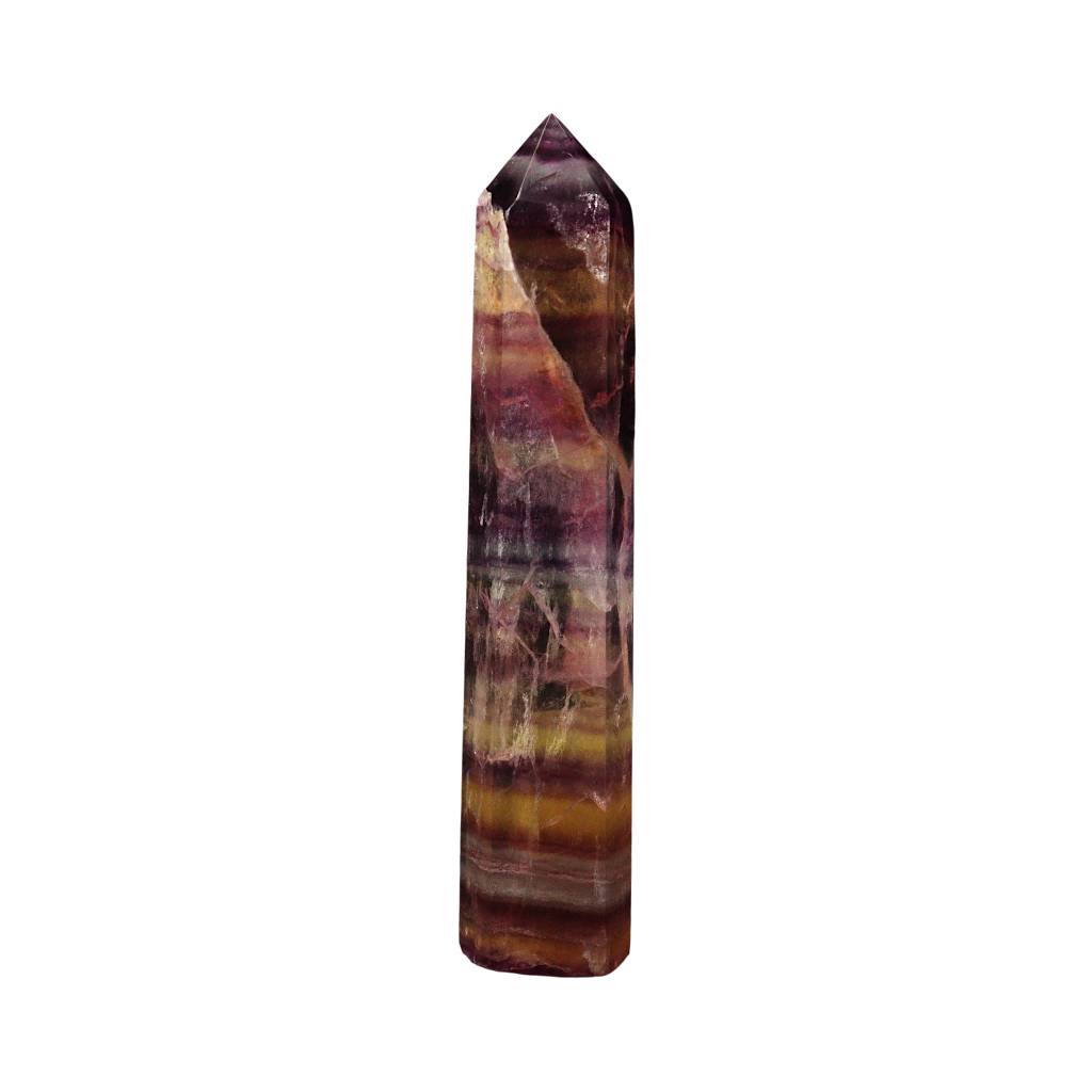 Multi Coloured Fluorite Tower