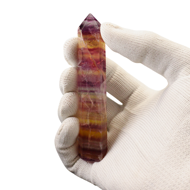 Multi Coloured Fluorite Tower