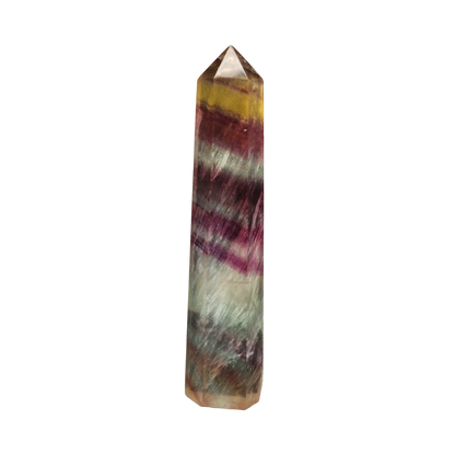 Multi Coloured Fluorite Tower