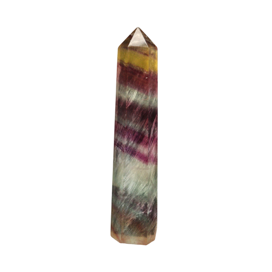 Multi Coloured Fluorite Tower