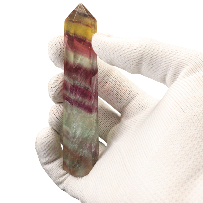 Multi Coloured Fluorite Tower