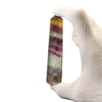 Multi Coloured Fluorite Tower