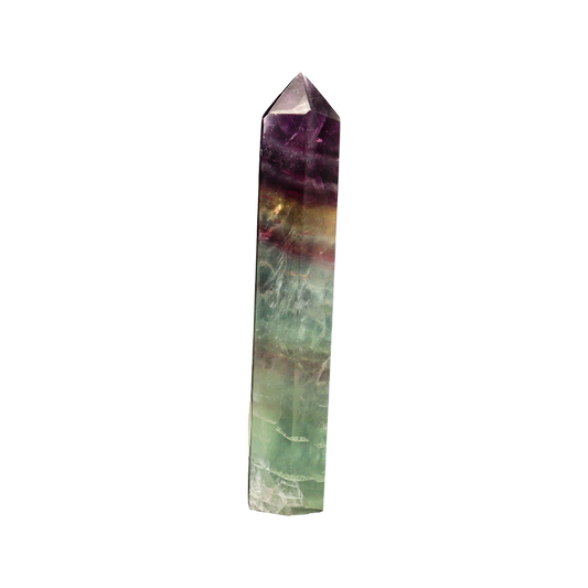 Multi Coloured Fluorite Tower