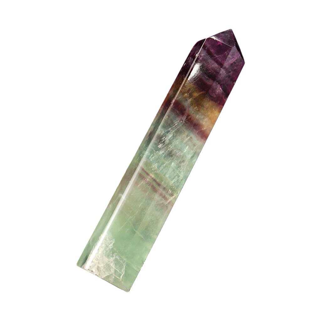 Multi Coloured Fluorite Tower