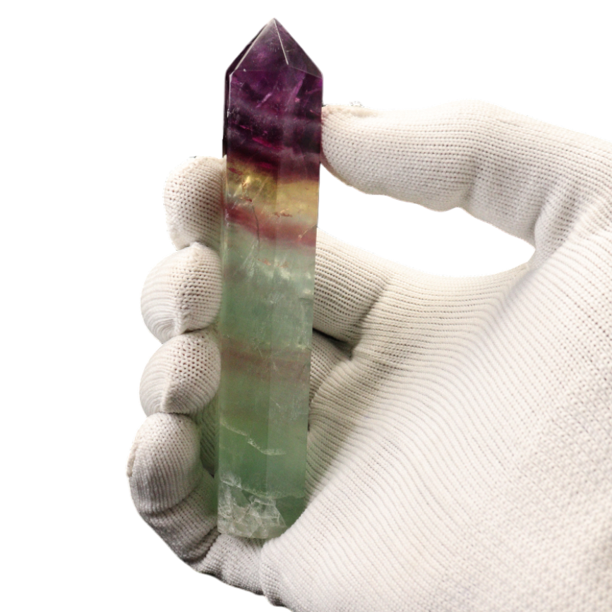 Multi Coloured Fluorite Tower