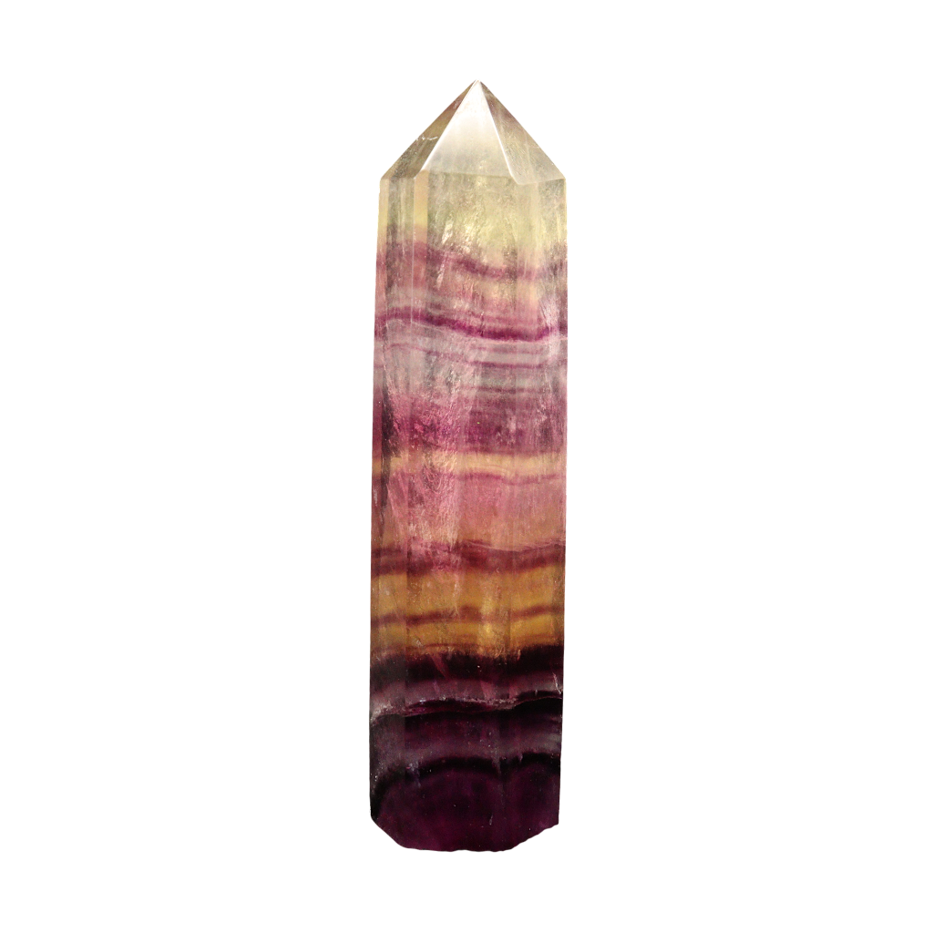 Multi Coloured Fluorite Tower