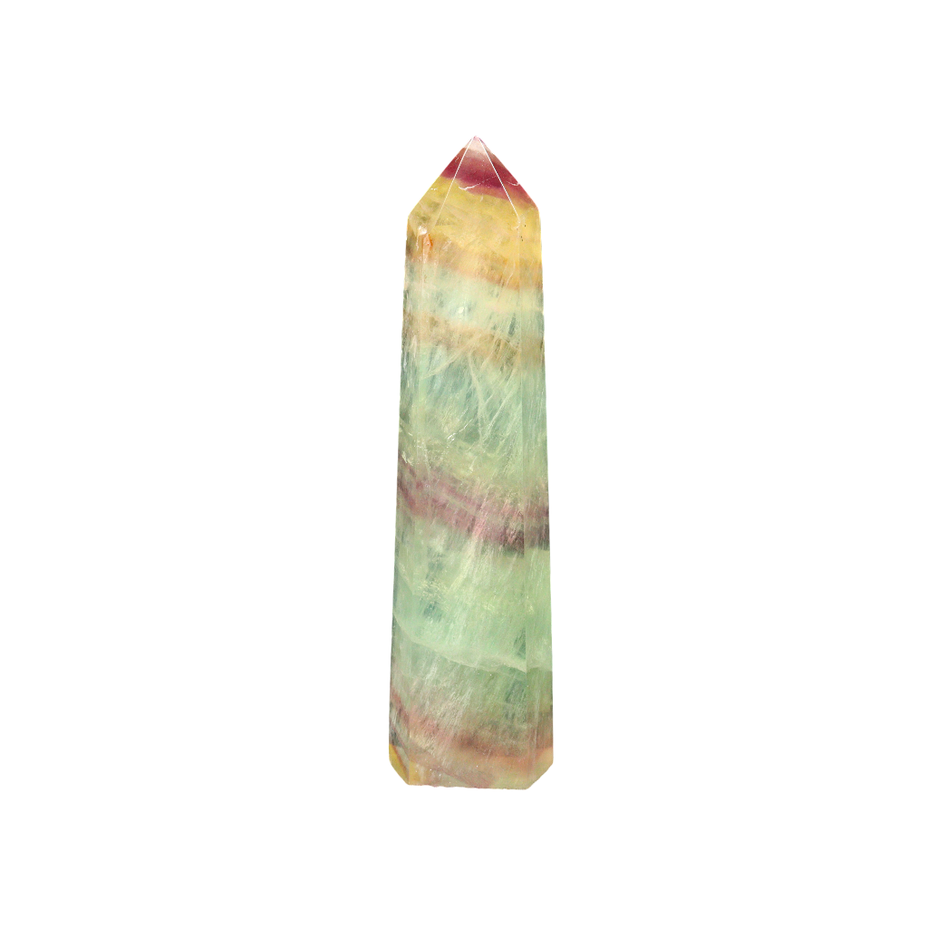 Multi Coloured Fluorite Tower