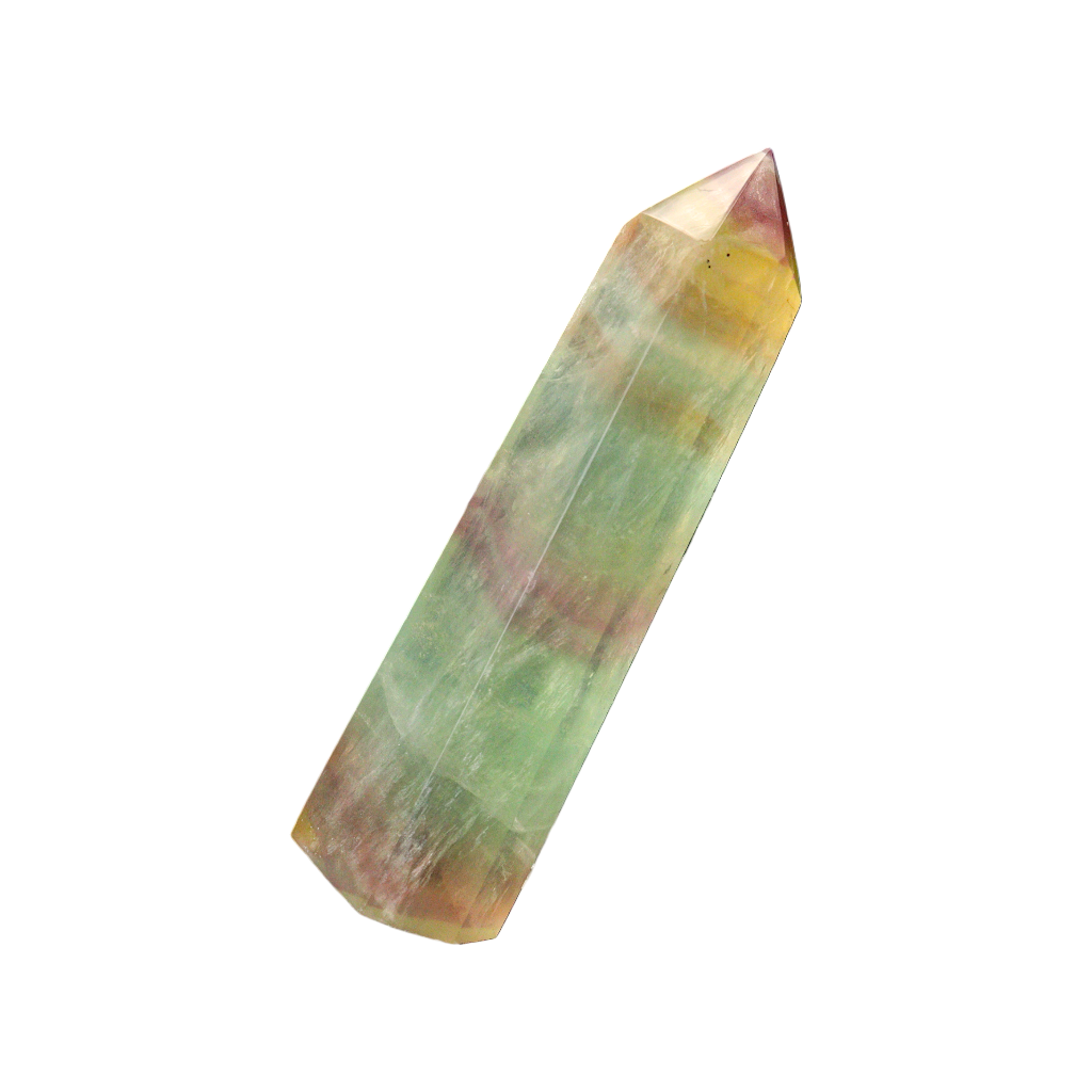 Multi Coloured Fluorite Tower