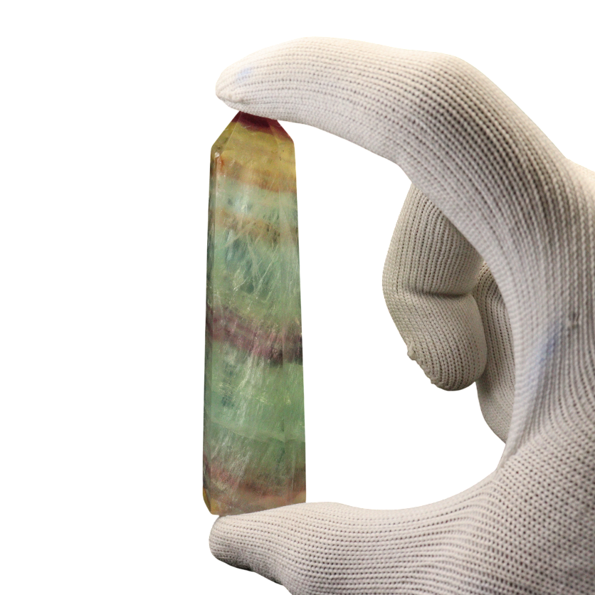 Multi Coloured Fluorite Tower