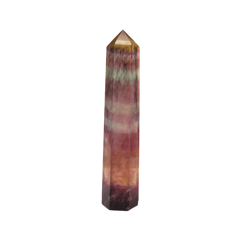 Multi Coloured Fluorite Tower