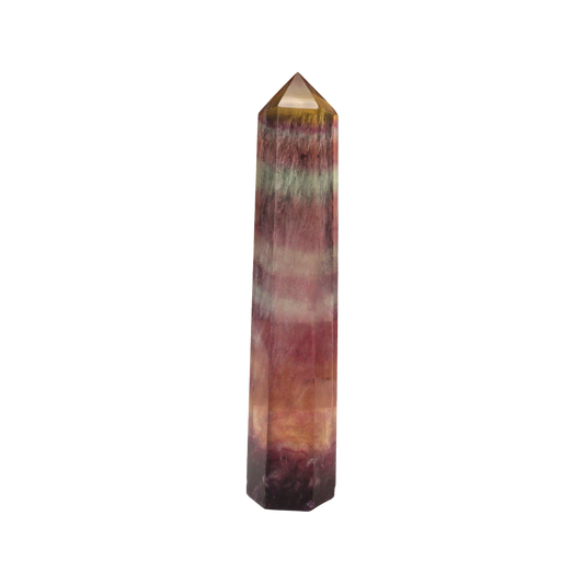 Multi Coloured Fluorite Tower