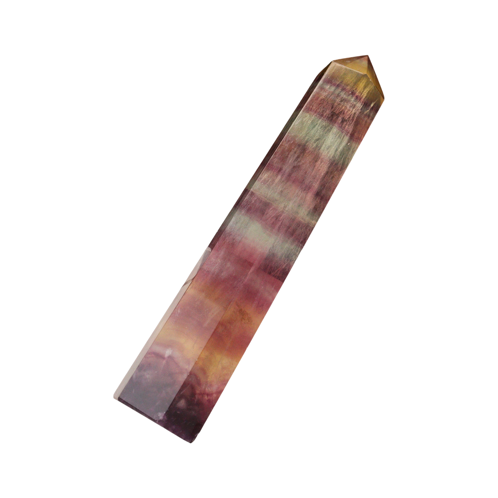 Multi Coloured Fluorite Tower