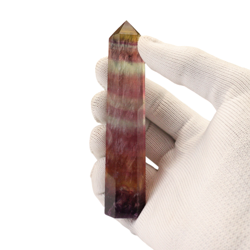 Multi Coloured Fluorite Tower