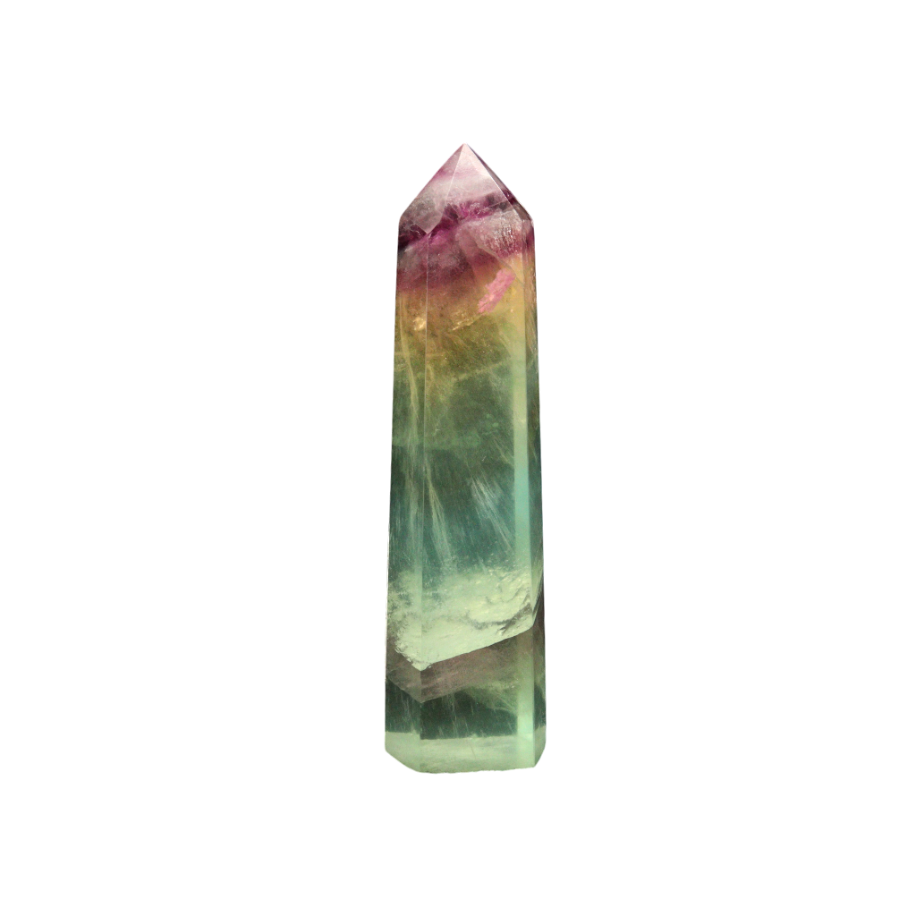 Multi Coloured Fluorite Tower