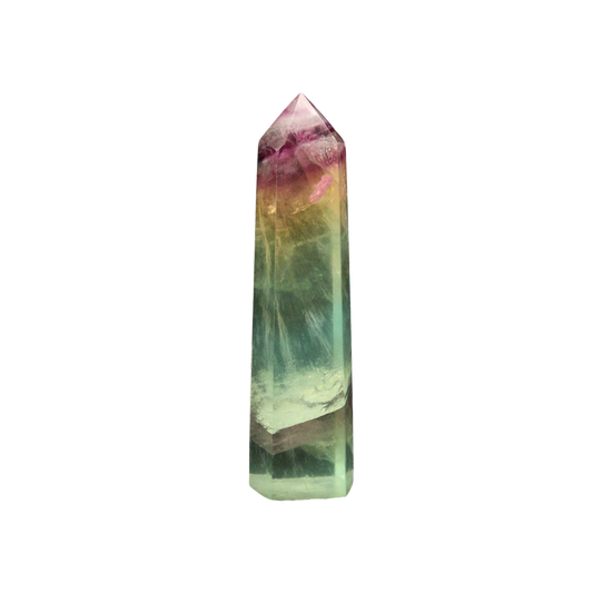Multi Coloured Fluorite Tower