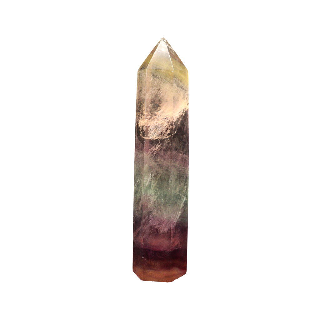 Multi Coloured Fluorite Tower