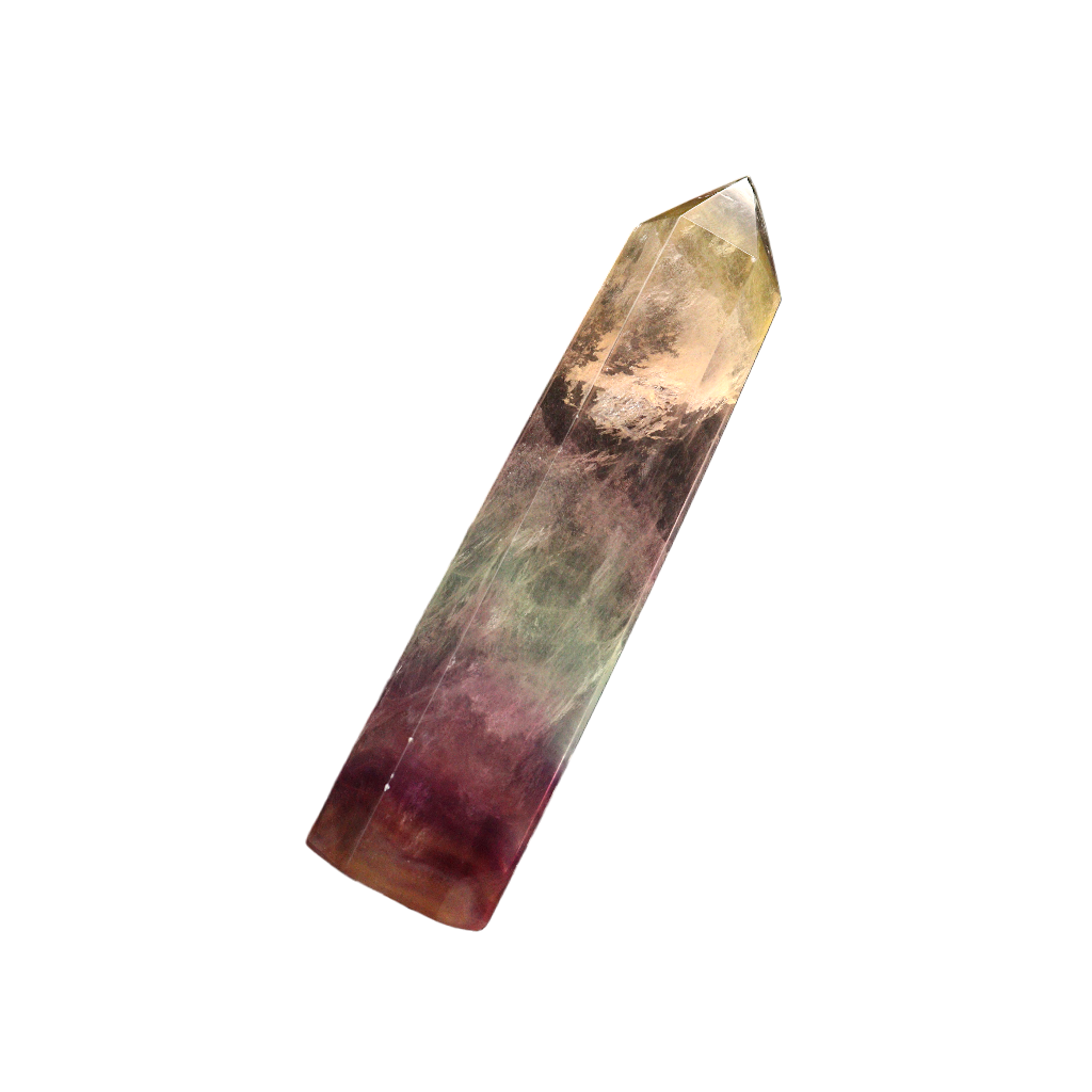 Multi Coloured Fluorite Tower