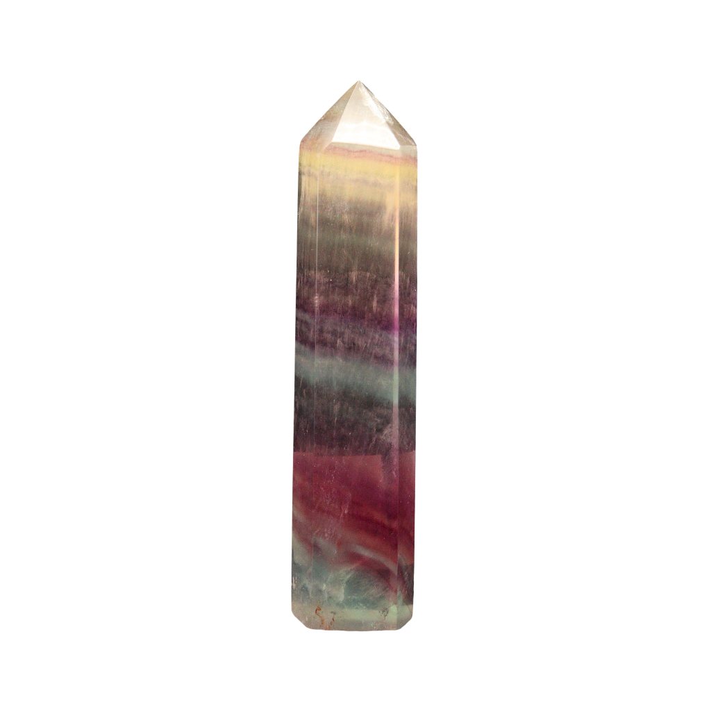 Multi Coloured Fluorite Tower