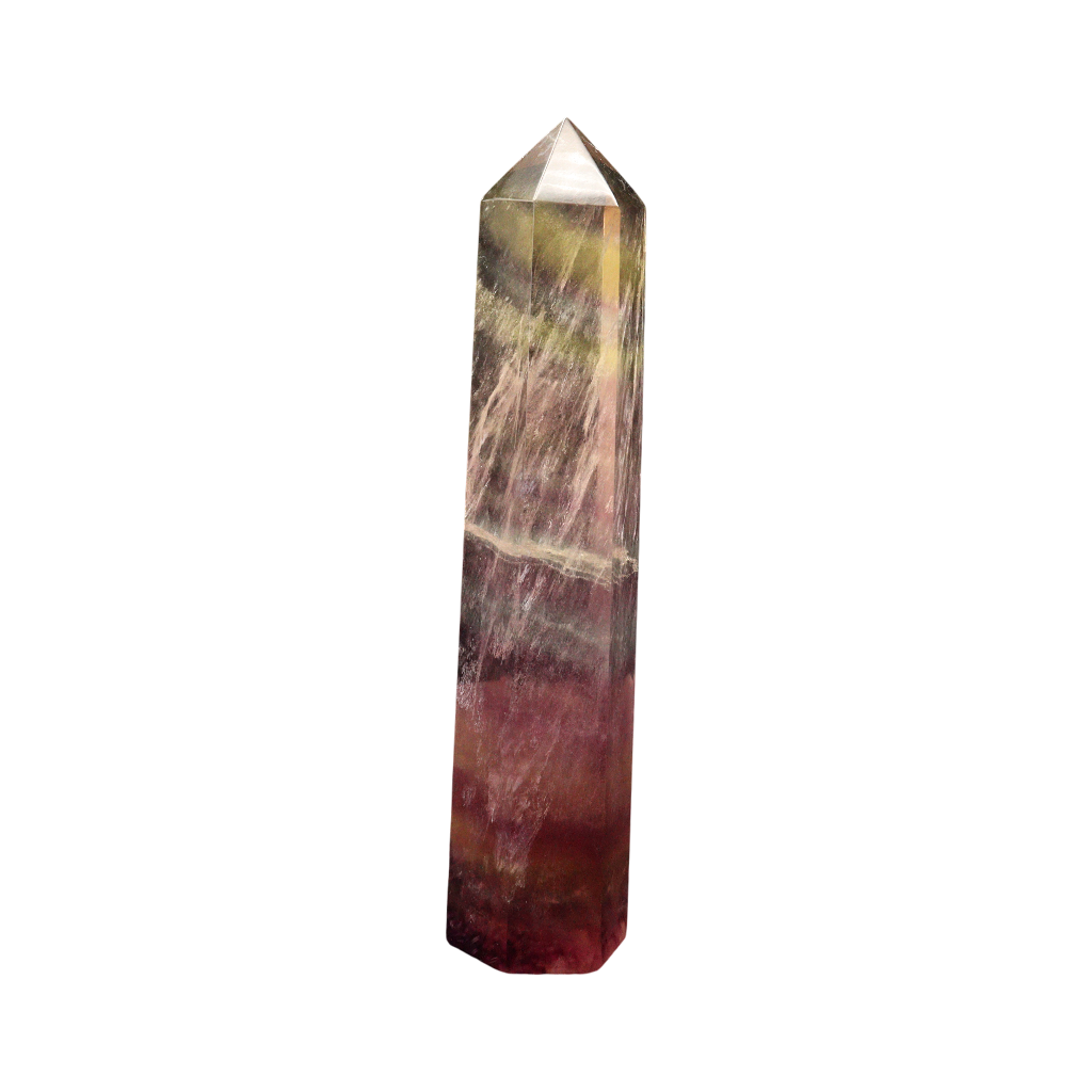 Multi Coloured Fluorite Tower