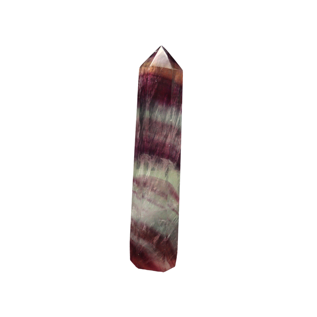 Multi Coloured Fluorite Tower