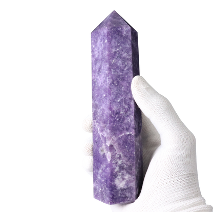 Rare Earth Lepidolite Tower