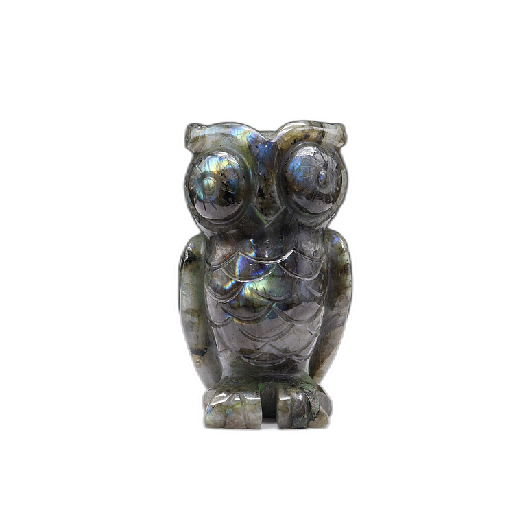 Labradorite Owl Carving