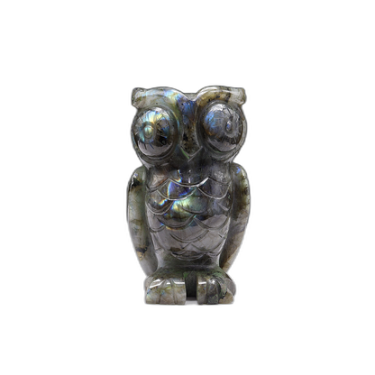Labradorite Owl Carving