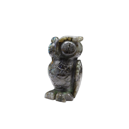 Labradorite Owl Carving