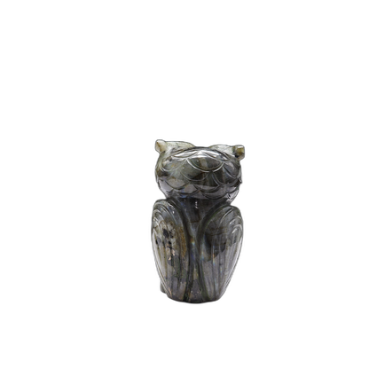 Labradorite Owl Carving