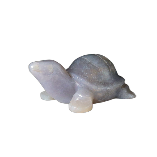 Blue Agate Tortoise Carving