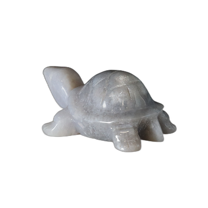Blue Agate Tortoise Carving