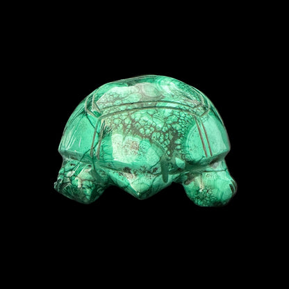 Malachite Turtle Carving