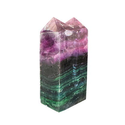 Double Point Multi Fluorite Twin Tower