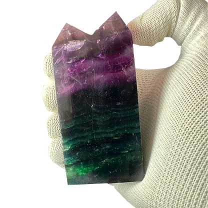 Double Point Multi Fluorite Twin Tower