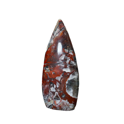 Red Lace Agate Flames