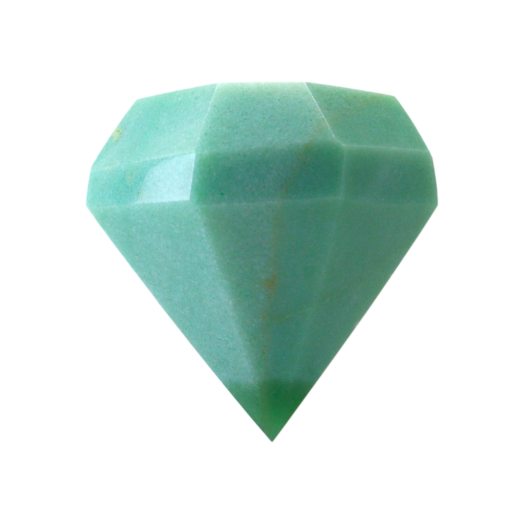 Diamond-Shaped Green Aventurine