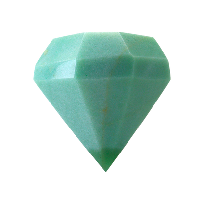Diamond-Shaped Green Aventurine