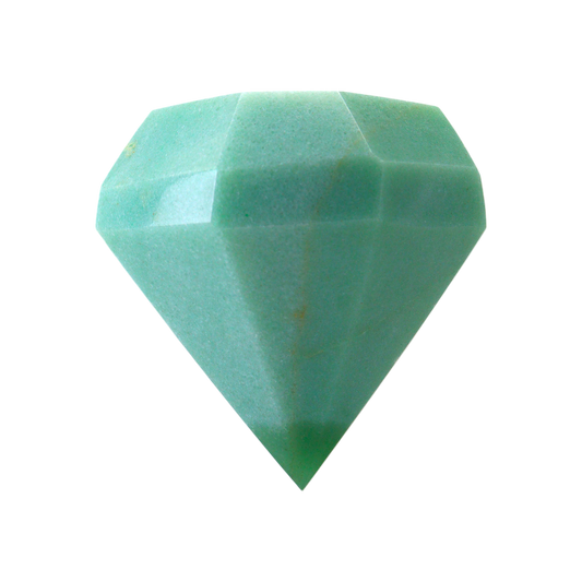 Diamond-Shaped Green Aventurine
