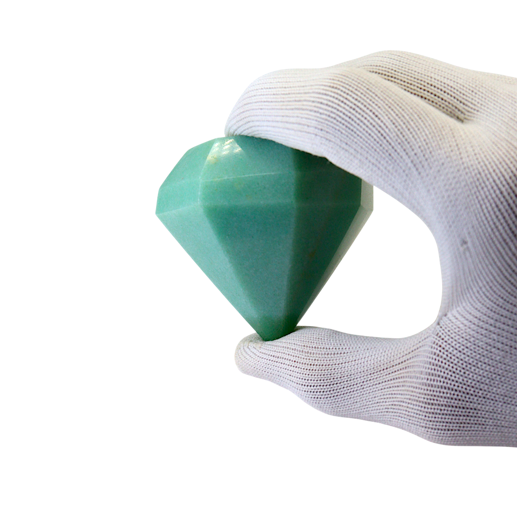 Diamond-Shaped Green Aventurine