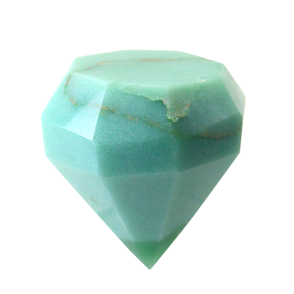 Diamond-Shaped Green Aventurine
