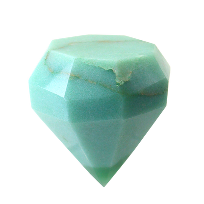 Diamond-Shaped Green Aventurine