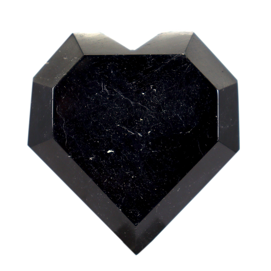 Black Tourmaline Heart
