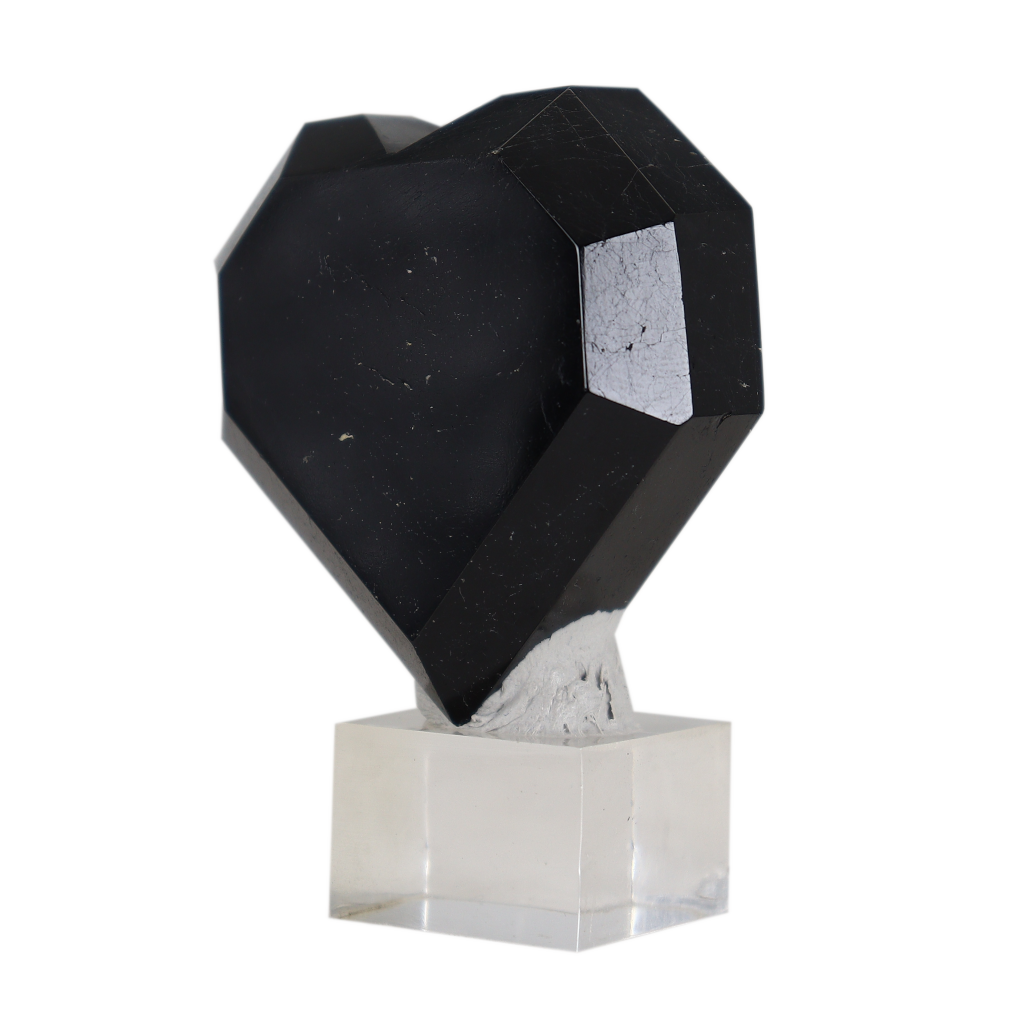 Black Tourmaline Heart