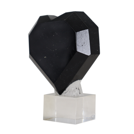 Black Tourmaline Heart