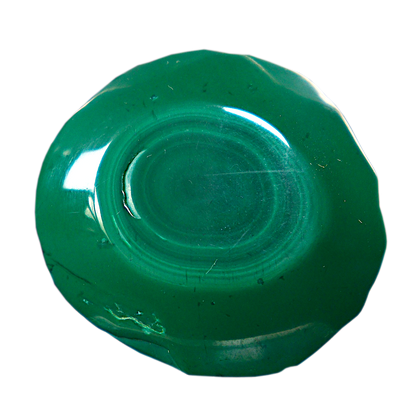 Malachite Cut Stalactite Rings