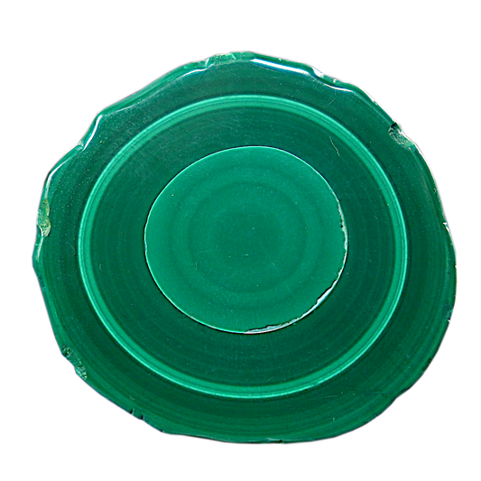 Malachite Cut Stalactite Rings