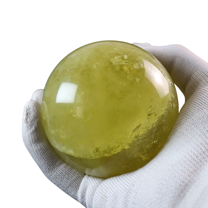 Lemon Quartz Sphere