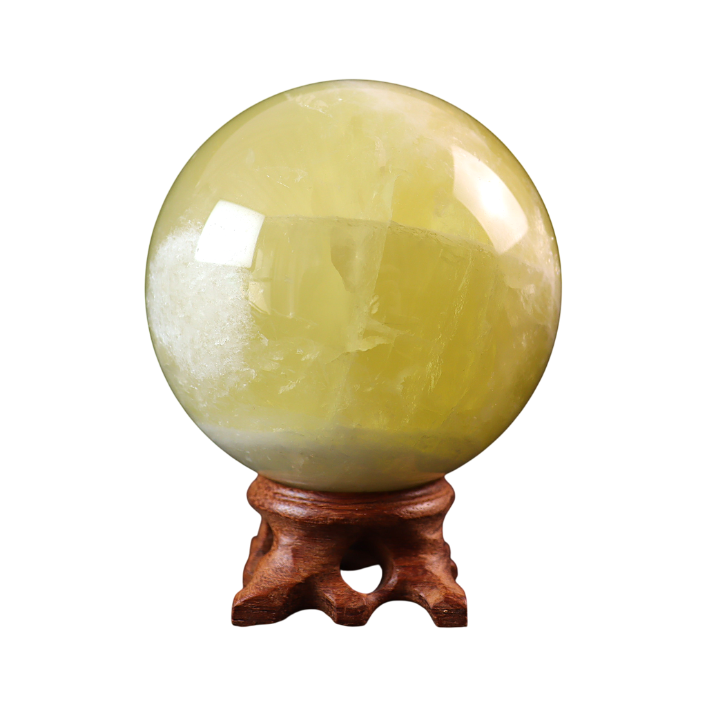 Lemon Quartz Sphere