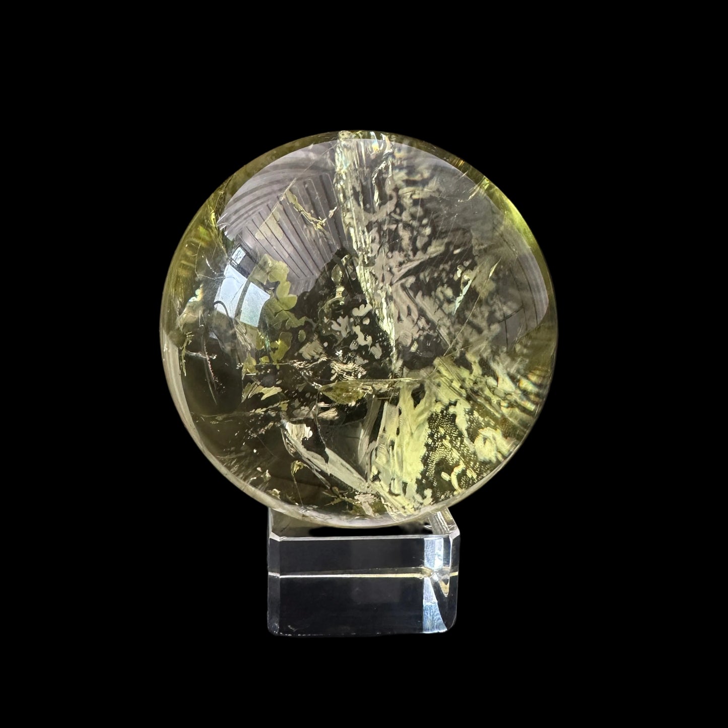 Lemon Quartz Sphere