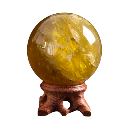 Lemon Quartz Sphere